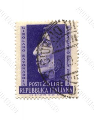 Postage stamp from Italy dated 1950 Postage stamp from Italy dated 1950