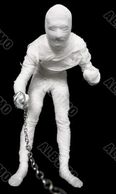 Mummy with chain