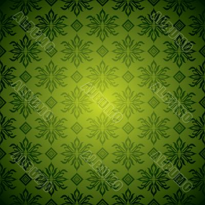 green wallpaper tile