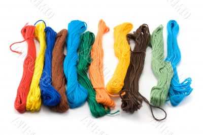 Hank of the colour threads 4