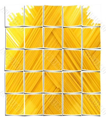 pasta linguine collage