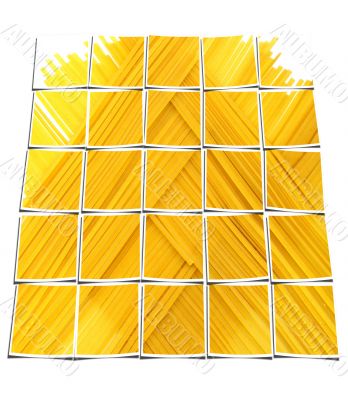 pasta linguine collage