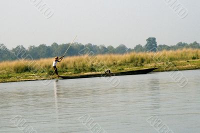 The boatman The boatman