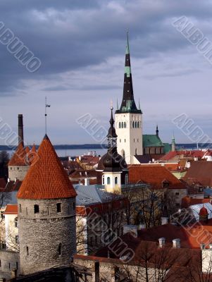 View of old Tallinn View of old Tallinn