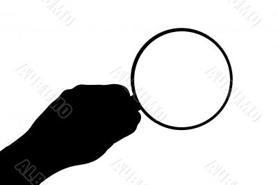 Magnifier Silhouette