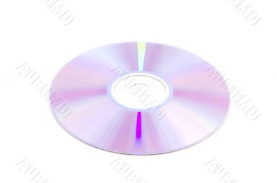 Disc isolated on white