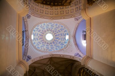 roof church with balcony