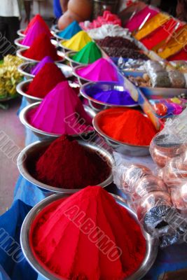 Color powder for Holi Festival