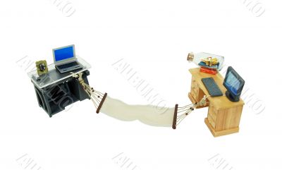 Telecommuting vacation between jobs