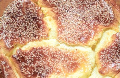 Cheese piecrust background Cheese piecrust background