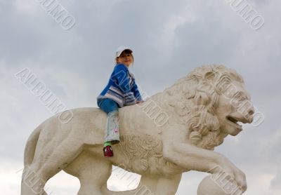 on the lionback