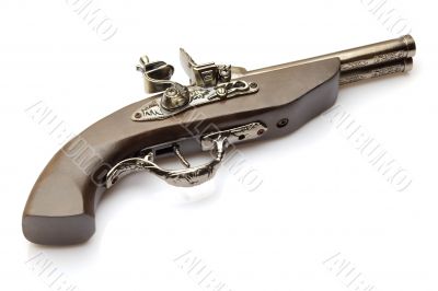 Antique buccaneer`s pistol