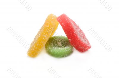 Colour fruit jellies