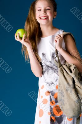 Eating my apple Eating my apple