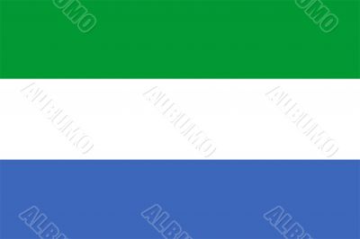 Flag Of Sierra Leone