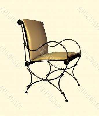 Decorative chair for a house drawing room