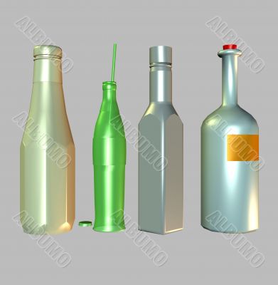 Design 3D bottles for the consumer market