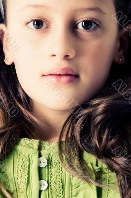 Straight child portrait Straight child portrait
