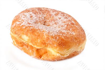 A single sugar covered Paczek