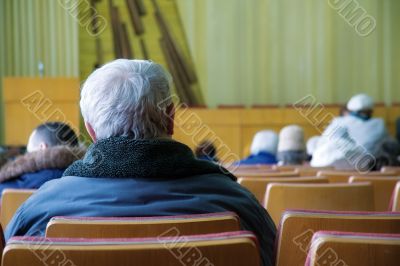 Spectator in common-room