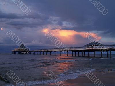 Seabrige at Baltic Sea, Usedom