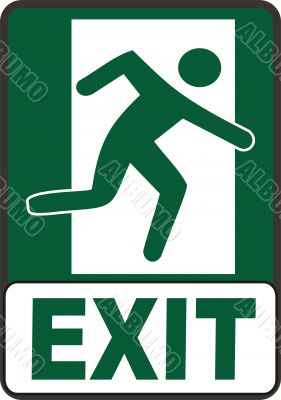 Emergency Exit Sign Emergency Exit Sign