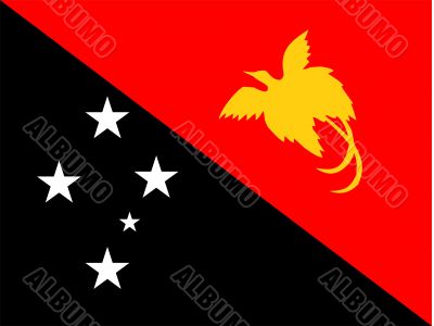 Papua New Guinea Flag Papua New Guinea Flag