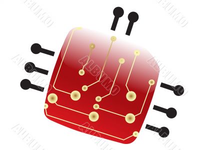 electric scheme bug illustration