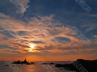 Corbiere Lighthouse on Jersey