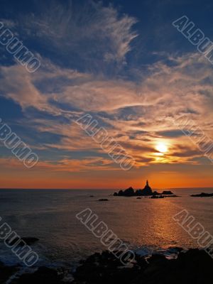 Corbiere Lighthouse on Jersey