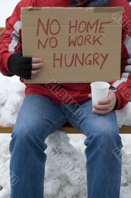 Homeless, unemployed, hungry