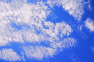 white clouds on the blue sky white clouds on the blue sky