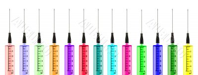 Colorful Syringes