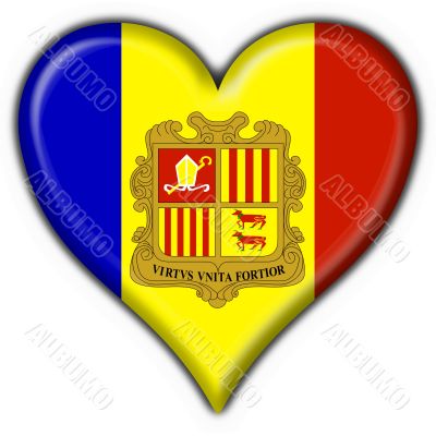 andorra button flag heart shape