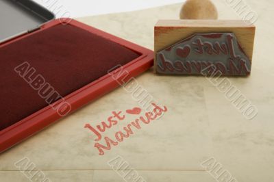 Stamp just married Stamp just married