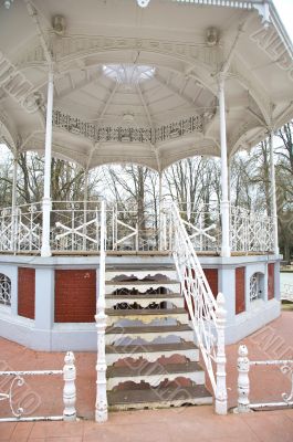 stair of music kiosk