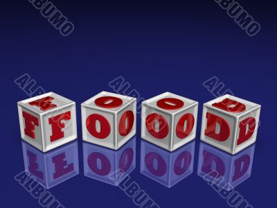 FOOD 3d blockes