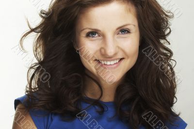 A happy young woman