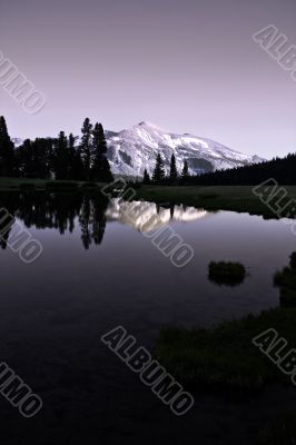 North western USA high mountian landscape