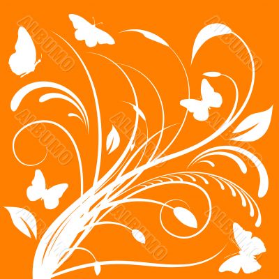 Abstract floral background Abstract floral background