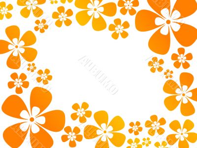 background with flowers in warm colors background with flowers in warm colors