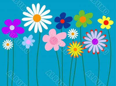 Abstract floral background Abstract floral background