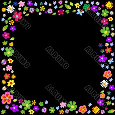 Abstract floral background Abstract floral background