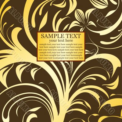Abstract floral background Abstract floral background