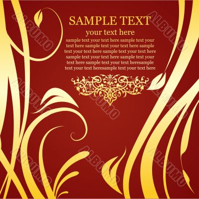 Abstract floral background Abstract floral background