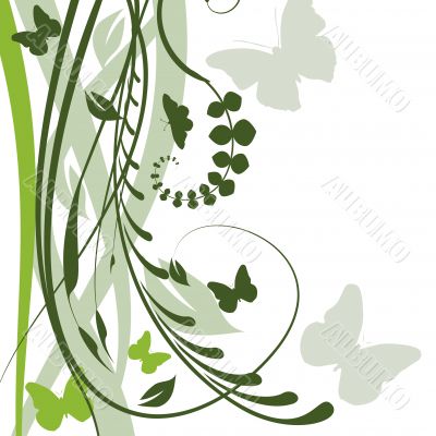 Abstract floral background