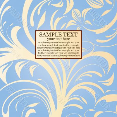 Abstract floral background Abstract floral background