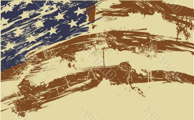 American flag background