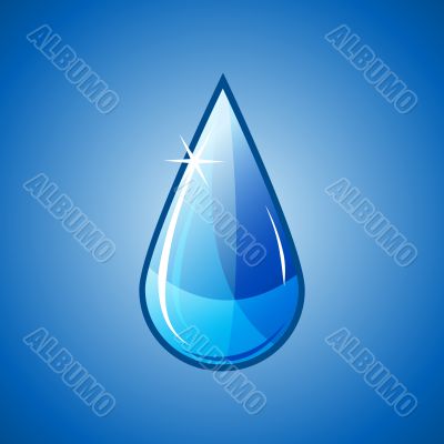 blue water drop falling blue water drop falling