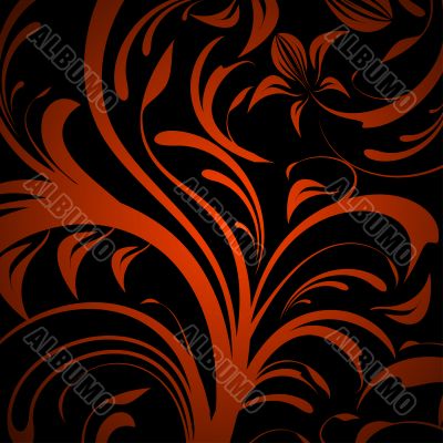 Abstract floral background